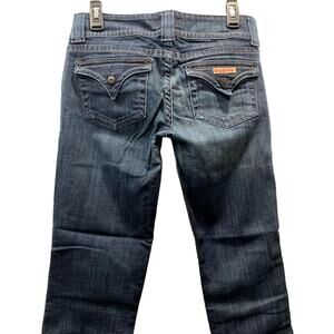 Hudson Dark Blue Signature Straight Leg Ankle Jeans size 27
